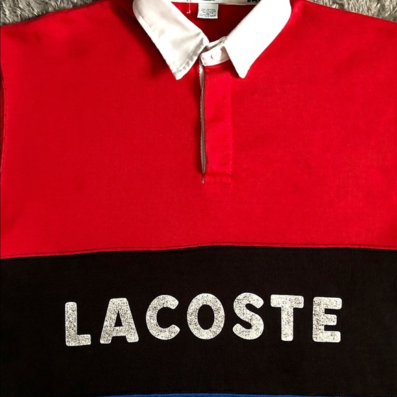 📦SOLD📦RARE!! 🐊Lacoste Vintage 90’s Mens Polo Size XL 🐊 - Picture 2 of 5